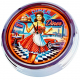 N-0696 Diner Nr.12 - Große Neon-Uhr 17" Zoll Retro Wanduhr