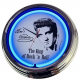N-0215 Elvis Presley Große Neon-Uhr 17" Zoll Retro Wanduhr