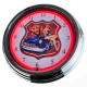 N-0606 Old School Cool Große Neon-Uhr 17" Zoll Retro Wanduhr