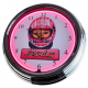 N-0610 Shirley Große Neon-Uhr 17" Zoll Retro Wanduhr