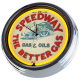 N-0656 Speedway The Better Gas Große Neon-Uhr 17" Zoll Retro Wanduhr
