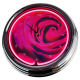 N-0305 Lila Rose Große Neon-Uhr 17" Zoll Retro Wanduhr
