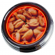 N-0304 Kaffee Bohnen Große Neon-Uhr 17" Zoll Retro Wanduhr
