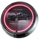 N-0291 Shelby GT 500 CR Große Neon-Uhr 17" Zoll Retro Wanduhr