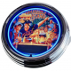 N-0570 Flipper Gilligans Island Midway 1991 Große Neon-Uhr 17" Zoll Retro Wanduhr