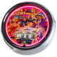 N-0725 Flipper Kings and Queens Gottlieb 1965 Große Neon-Uhr 17" Zoll Retro Wanduhr
