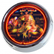N-0728 Flipper Lost World Bally 1978 Große Neon-Uhr 17" Zoll Retro Wanduhr