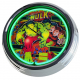 N-0742 Flipper Hulk Gottlieb 1979 Große Neon-Uhr 17" Zoll Retro Wanduhr