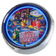 N-0769 Flipper Sing Along Gottlieb 1967 Große Neon-Uhr 17" Zoll Retro Wanduhr