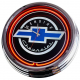 N-0241 Chevy-Black Große Neon-Uhr 17" Zoll Retro Wanduhr
