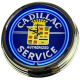 N-0242 Cadillac Service Große Neon-Uhr 17" Zoll Retro Wanduhr
