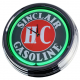 N-0318 Sinclair H-C Gasoline Große Neon-Uhr 17" Zoll Retro Wanduhr