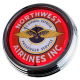 N-0351 Northwest Airlines Inc. U.S. Airmail Express Passenger Service Große Neon-Uhr 17" Zoll Retro Wanduhr