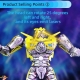 FS-1037 Metal Warrior Amusement Park Welcome Robot