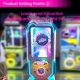 FS-5066 Star Ferris Wheel Press The Hook Prize Redemption Arcade