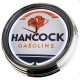 N-0378 Hancock Gasoline Große Neon-Uhr 17" Zoll Retro Wanduhr