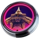 N-0400 Paris Eiffelturm Große Neon-Uhr 17" Zoll Retro Wanduhr