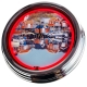 N-0427 Schweden Große Neon-Uhr 17" Zoll Retro Wanduhr