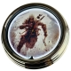 N-0496 Game 1 / Große Neon-Uhr 17" Zoll Retro Wanduhr