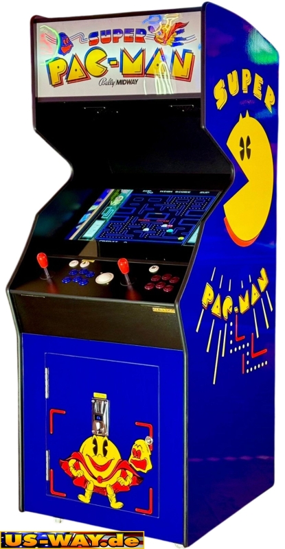Super Pac-Man Arcade Automat 1982 | Original Retro Spielautomat kaufen
