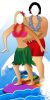 SC-133 Surfer Couple Stand In