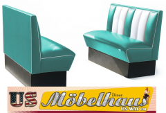 Bel Air HW-120 Dinerbank - original 50er Jahre Diner Look