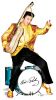 SC-578 Elvis Presley Gold Jacket and Drums