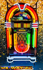 N-N0118 Jukebox One More Time Neon Display – Leuchtendes Retro-Schild für Zuhause & Gewerbe
