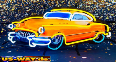N-N0129  Low Rider Neon Display – Leuchtendes Retro-Schild für Zuhause & Gewerbe