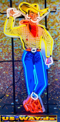 N-N0150  Las Vegas Cowboy Neon Display – Leuchtendes Retro-Schild für Zuhause & Gewerbe