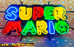 N-N0155 Super Mario Neon Display – Leuchtendes Retro-Schild für Zuhause & Gewerbe