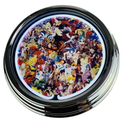 N-0440 Art Pop Up3 Große Neon-Uhr 17" Zoll Retro Wanduhr