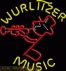 Neondisplay N-NWLO - Wurlitzer Logo